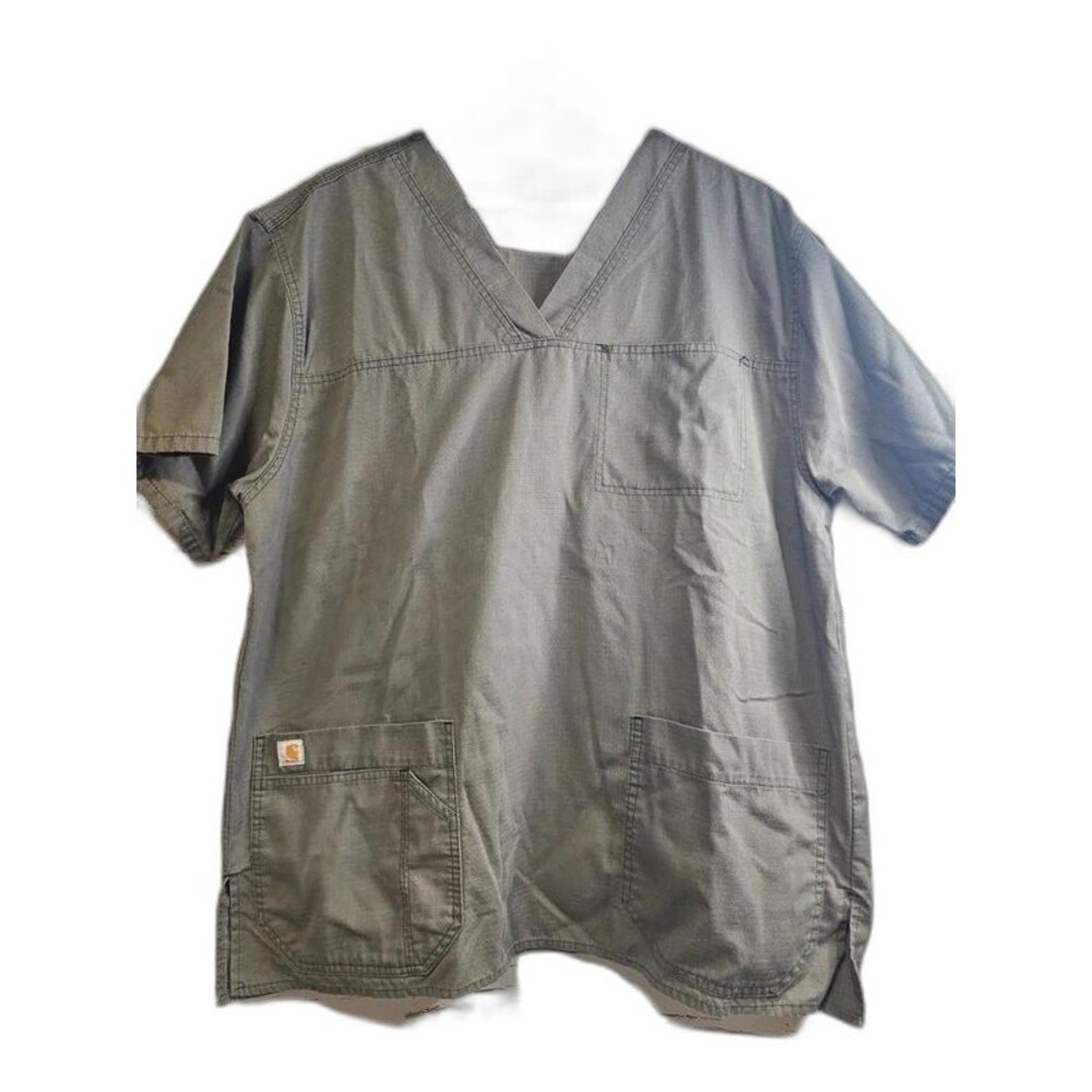 Carhartt Scrub Tops Men’s Large Blue Gray Lot of 2
